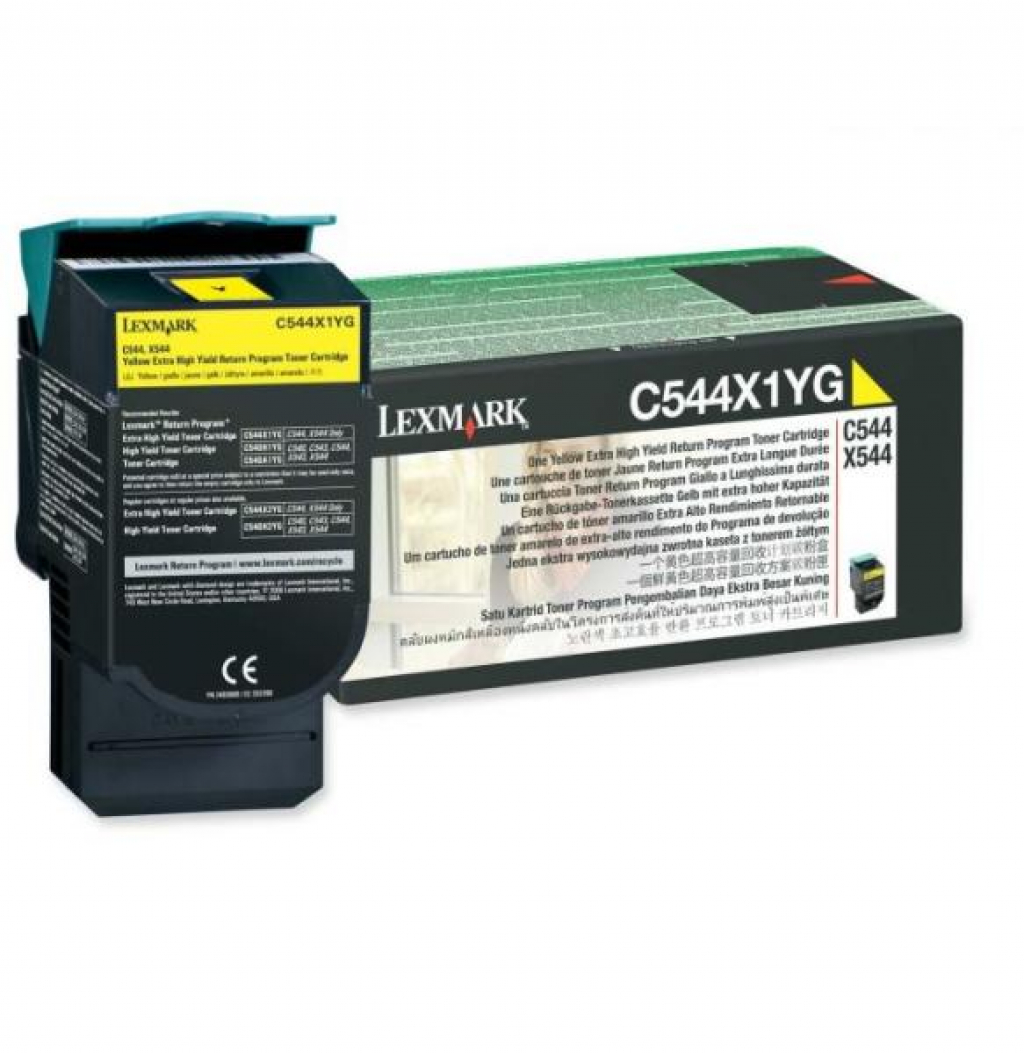Тонер за лазерен принтер LEXMARK C544dn / C544dtn / C544dw / C544n / C546dtn / X544dn / Yellowна ниска цена с бърза доставка - BestPC.BG