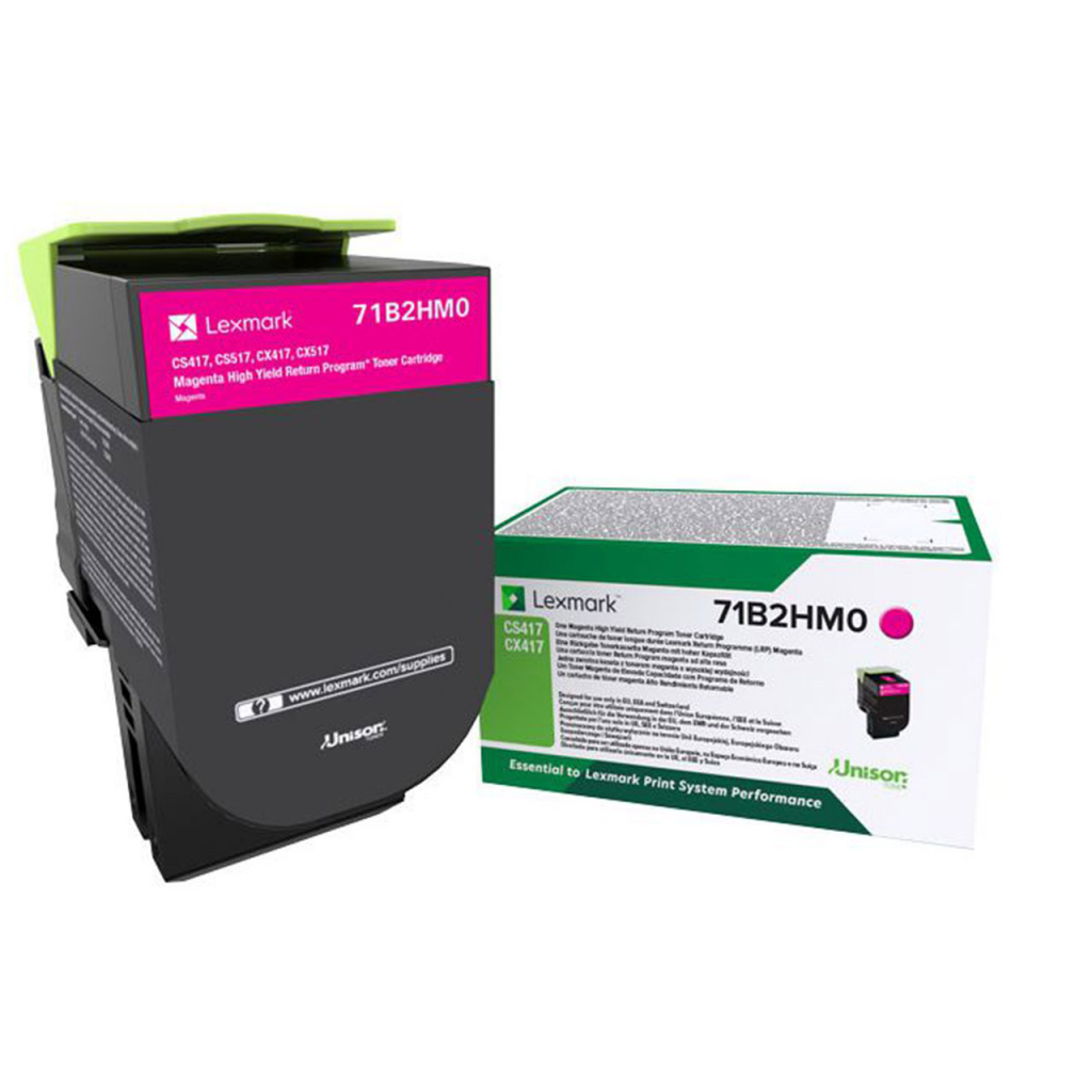 Тонер за лазерен принтер LEXMARK CS417dn/ CX417dn/CS517/CX517 Magenta - High Return programна ниска цена с бърза доставка - BestPC.BG
