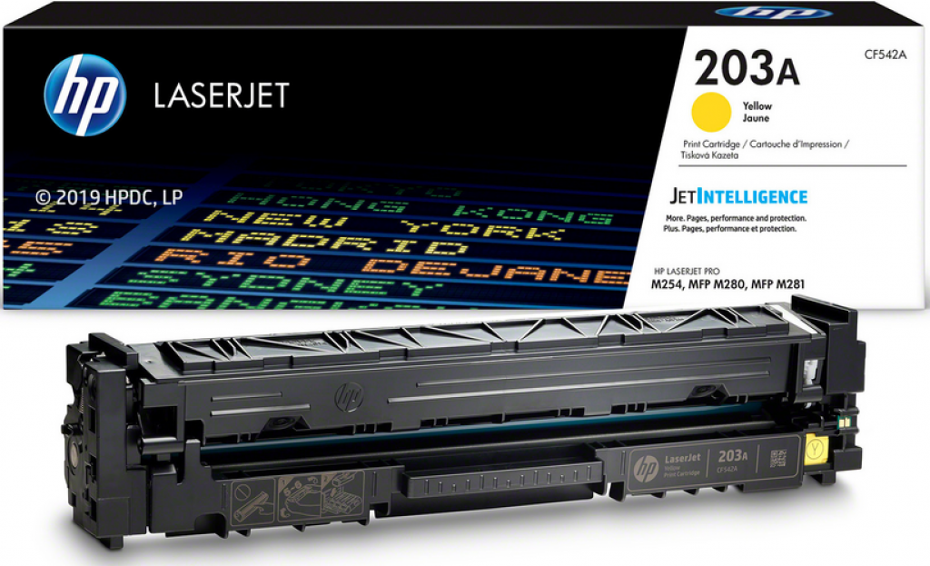Тонер за лазерен принтер Касета за HP Color LaserJet Pro M254nw/dw / MFP M280nw/ M281fdn/M281fdw Yellow 203Aна ниска цена с бърза доставка - BestPC.BG