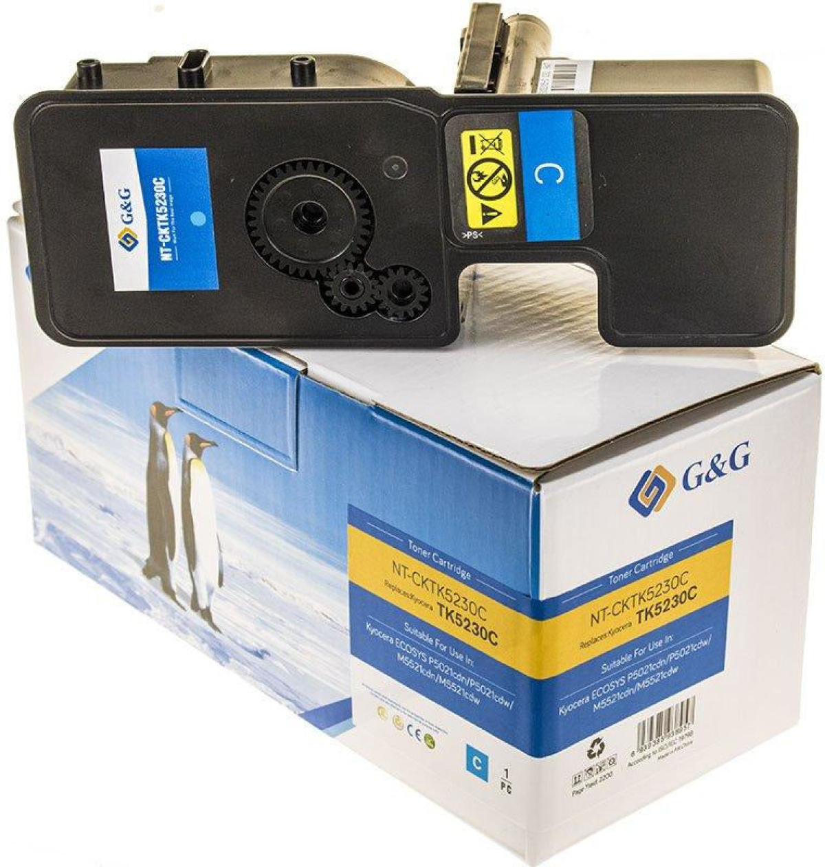 Тонер за лазерен принтер Kyocera 5521 / 5521CDN / 5021CDN / 5021CDW Series , NT-CKTK5230C - G&Gна ниска цена с бърза доставка - BestPC.BG