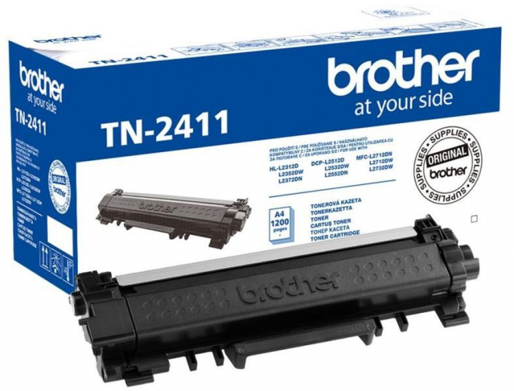 Тонер за лазерен принтер BROTHER DCP L2512D / L2532DW / L2552DN / HL L2312D - P№TN2411на ниска цена с бърза доставка - BestPC.BG