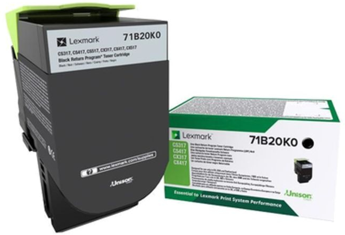 Тонер за лазерен принтер Касета за LEXMARK CX / CS-Serie (317 / 417 / 517) - Black - Return program cartridgeна ниска цена с бърза доставка - BestPC.BG