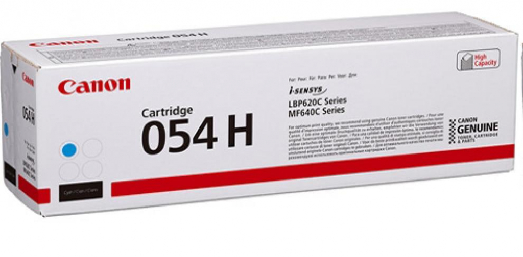 Тонер за лазерен принтер CANON i-SENSYS LBP620C series / i-SENSYS MF640C Series - Cyan - CRG-054H Cна ниска цена с бърза доставка - BestPC.BG