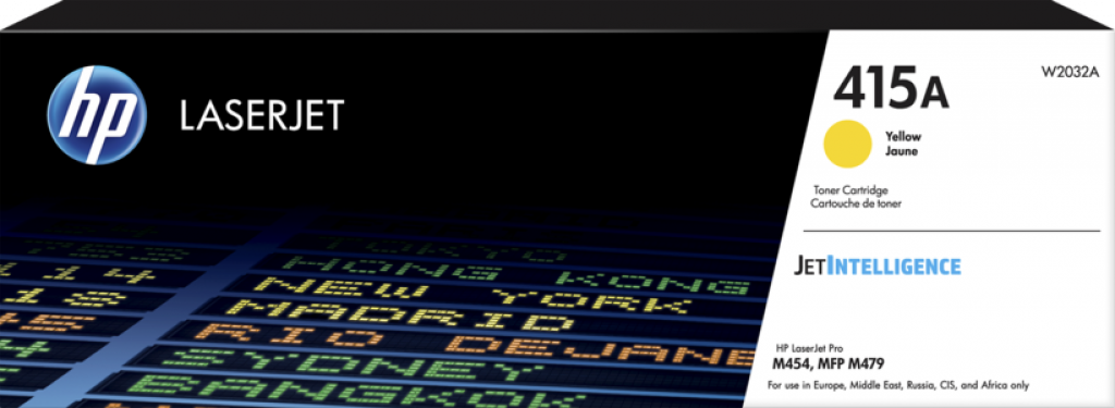 Тонер за лазерен принтер Касета за HP LASERJET PRO M454 / MFP M479 - Yellow - /415A/ - P№ W2032Aна ниска цена с бърза доставка - BestPC.BG