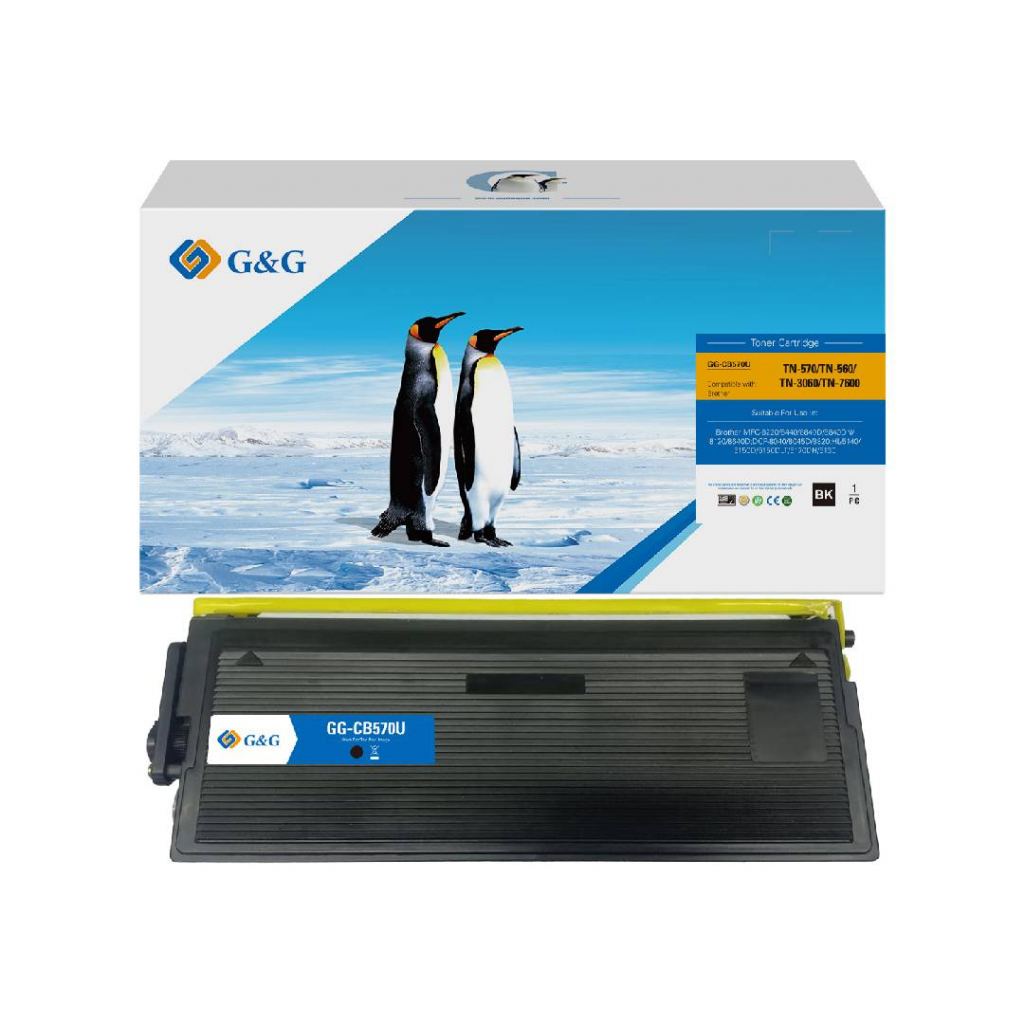 Тонер касета за Brother TN3030 / TN3060 / TN7300 / TN7600 Series, NT-CB570Uна ниска цена с бърза доставка - BestPC.BG