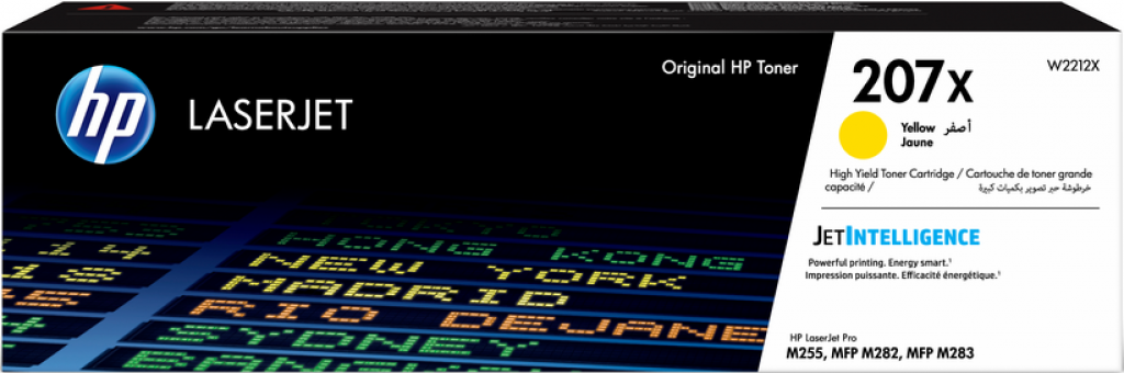 Тонер за лазерен принтер Касета за HP COLOR LASER JET PRO M255 / MFP M282 / 283 - Yellow /207X/ - P№ W2212Xна ниска цена с бърза доставка - BestPC.BG