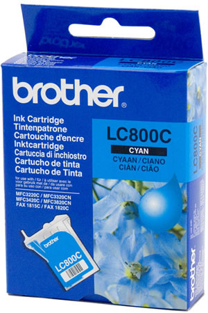 Касета с мастило BROTHER LC800 Cyan MFC3220 / 3420C / MFC3320CN / 3820CNна ниска цена с бърза доставка - BestPC.BG