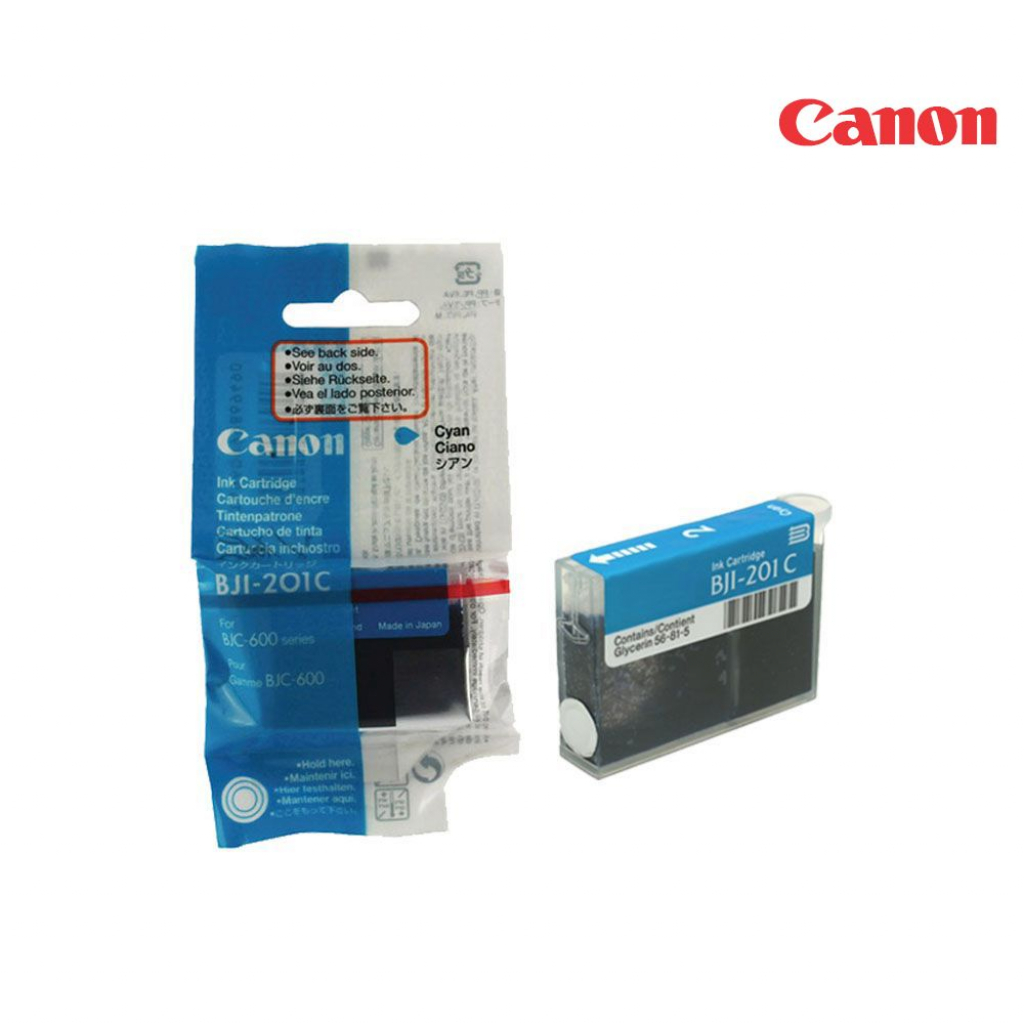 Касета с мастило CANON BJI 201 - Cyan - OUTLETна ниска цена с бърза доставка - BestPC.BG