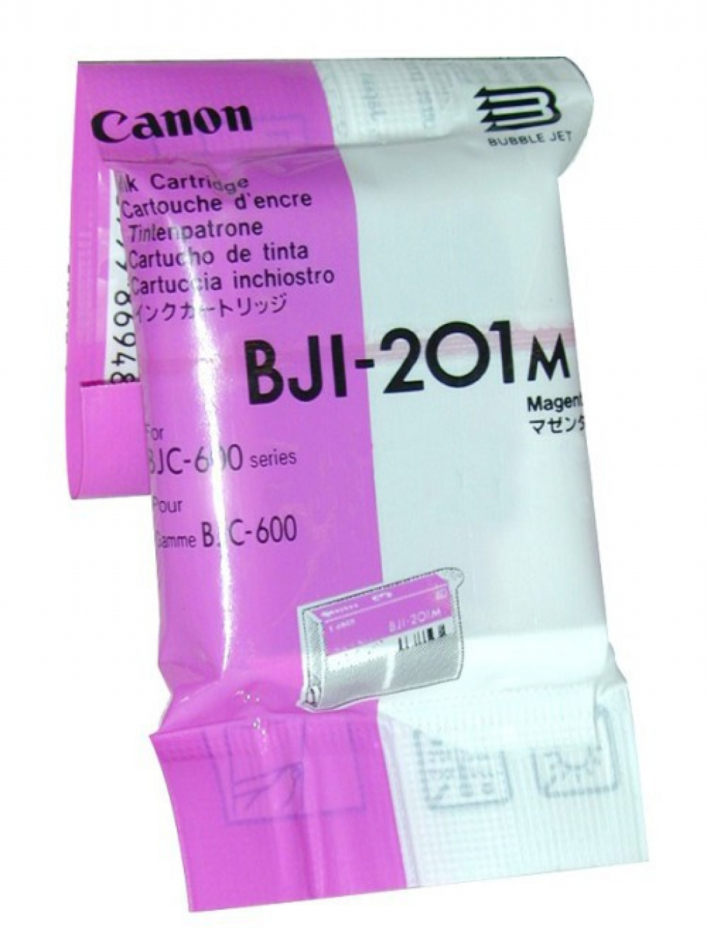 Касета с мастило CANON BJI 201 - Magenta - OUTLETна ниска цена с бърза доставка