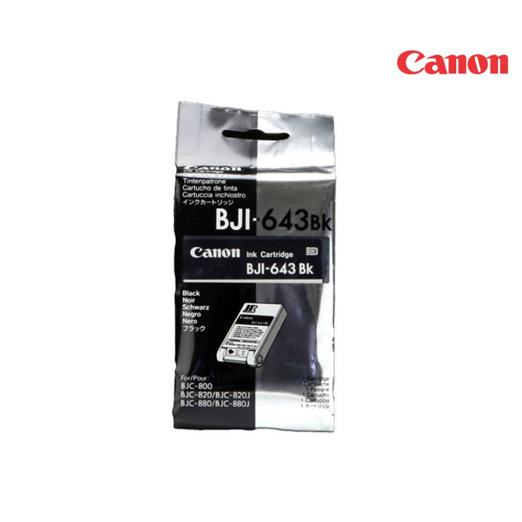 Касета с мастило CANON BJI-643 - Black - OUTLETна ниска цена с бърза доставка - BestPC.BG