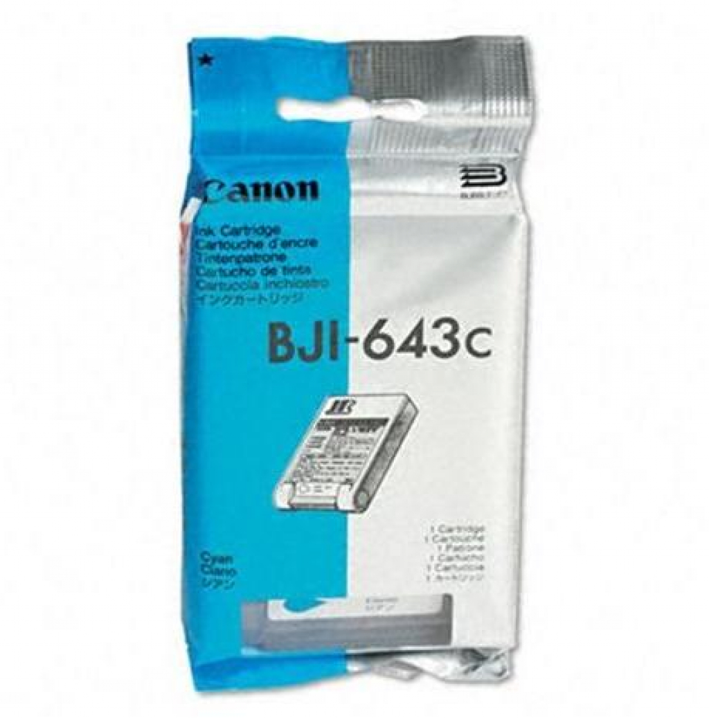 Касета с мастило CANON BJI-643 - Cyan - OUTLETна ниска цена с бърза доставка