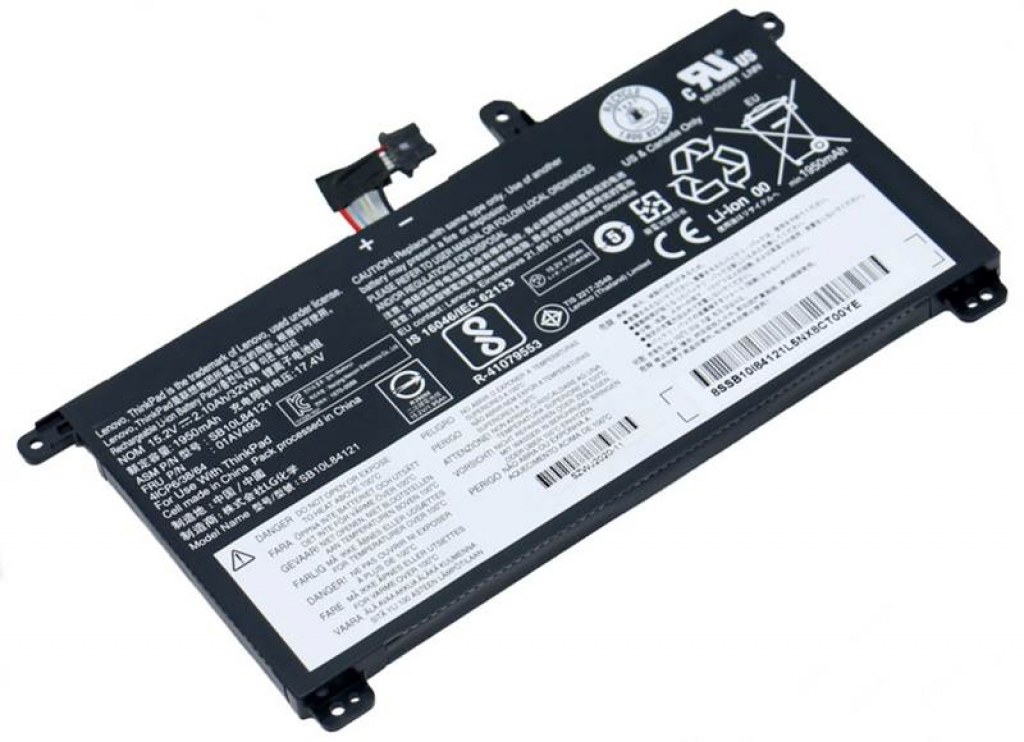 Батерия за Lenovo ThinkPad T570 T580 P51s 00UR892 INTEGRATEDна ниска цена с бърза доставка - BestPC.BG