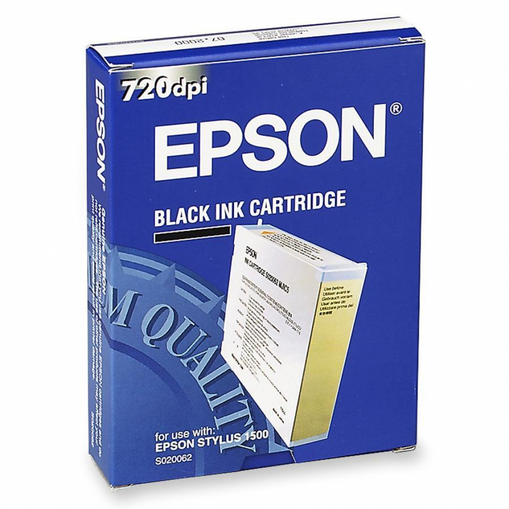 Касета с мастило EPSON 1500 - Black - OUTLET - S020062на ниска цена с бърза доставка