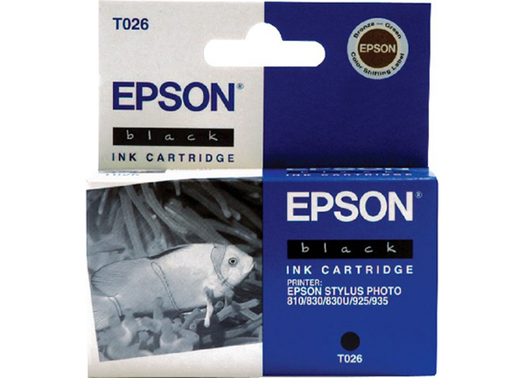 Касета с мастило EPSON STYLUS PHOTO 810 - Black - T026401на ниска цена с бърза доставка