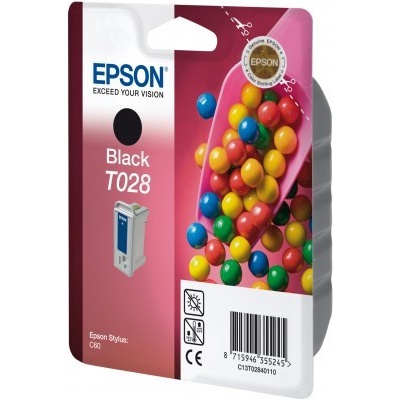 Касета с мастило EPSON STYLUS C 60 / C61 - Black - T028401 - G&G -на ниска цена с бърза доставка - BestPC.BG