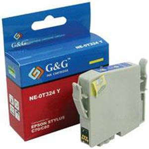 Касета с мастило EPSON STYLUS C70 / C80 Yellow - T0324на ниска цена с бърза доставка - BestPC.BG