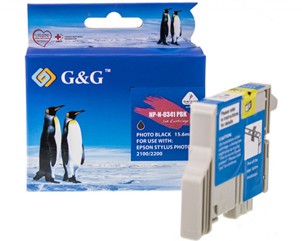 Касета с мастило EPSON STYLUS PHOTO 2100 Black /T034140 - G&Gна ниска цена с бърза доставка - BestPC.BG