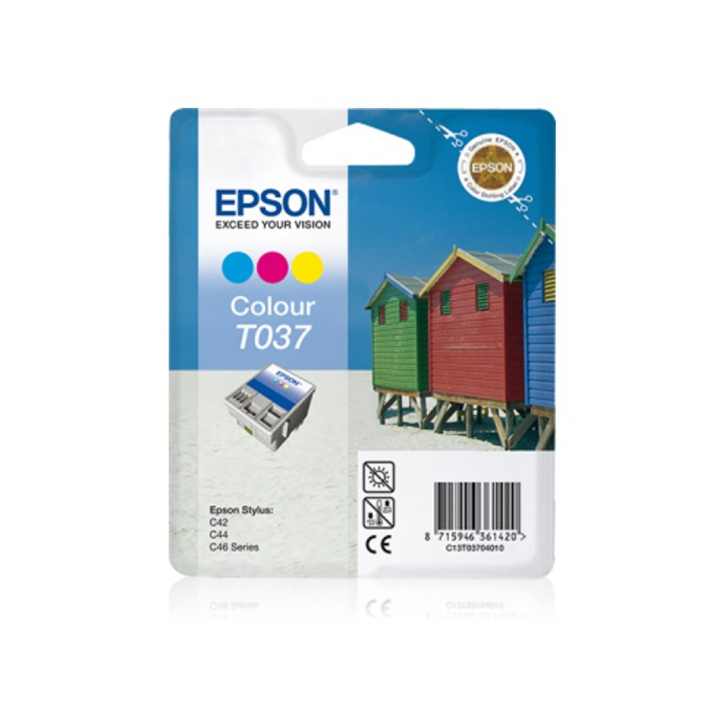 Касета с мастило EPSON STYLUS C 42 - Color - T 037040на ниска цена с бърза доставка - BestPC.BG