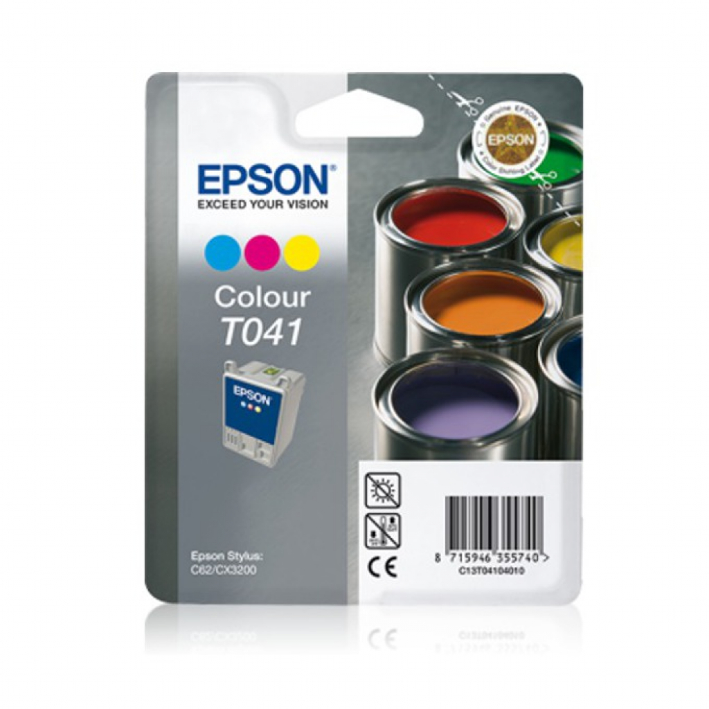 Касета с мастило EPSON STYLUS C 62 / CX 3200 - Color - T 041040 - G&Gна ниска цена с бърза доставка - BestPC.BG
