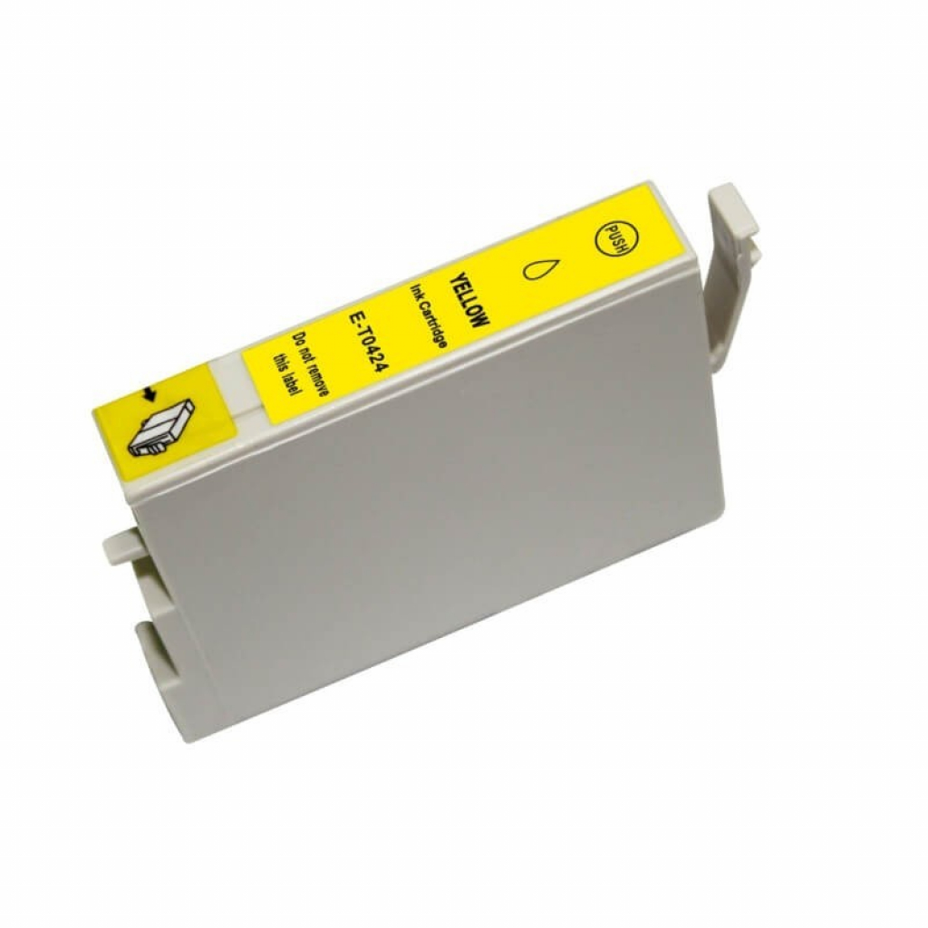Касета с мастило EPSON STYLUS C82 / CX5100 / CX5200 - Yellow - T0424на ниска цена с бърза доставка - BestPC.BG