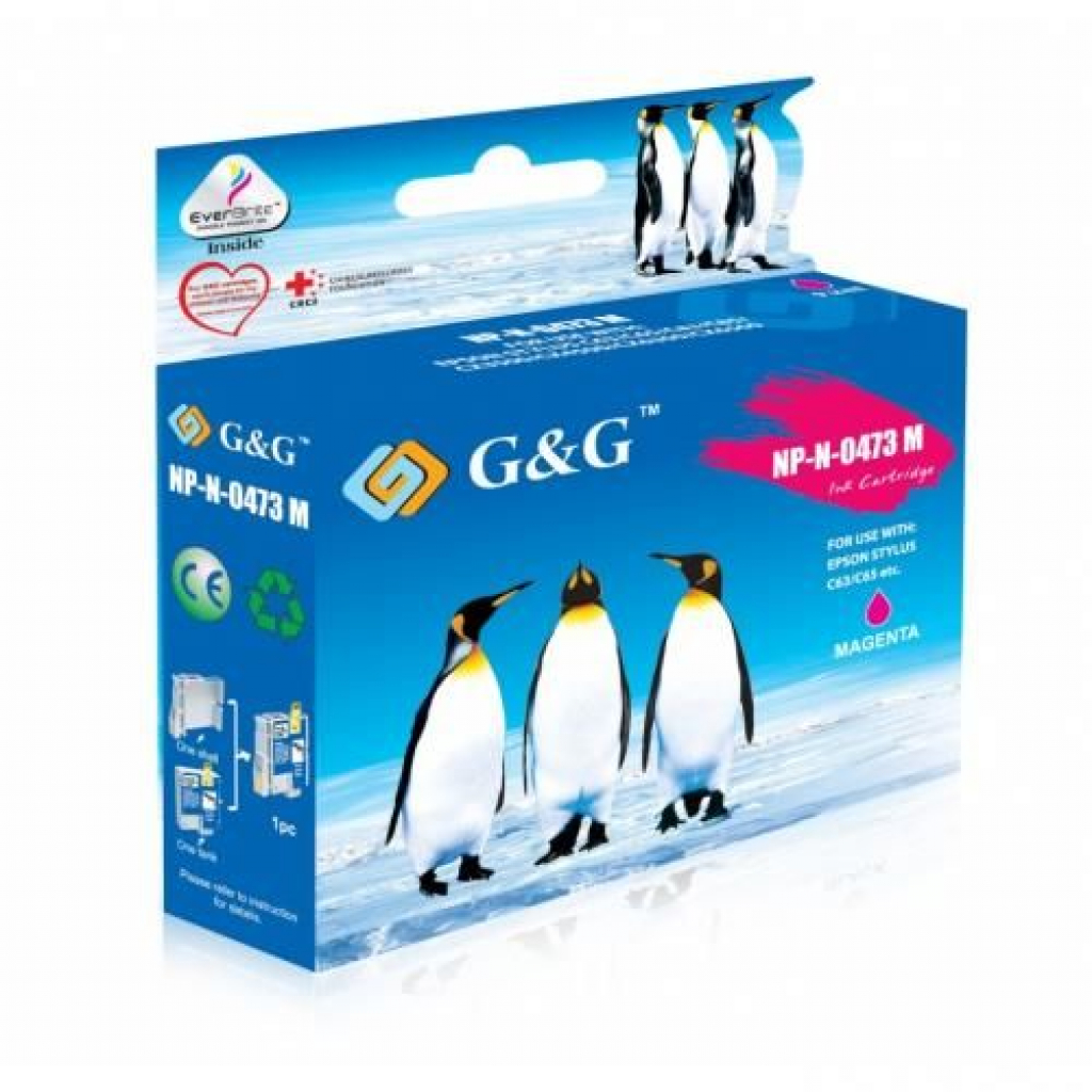 Касета с мастило EPSON STYLUS C 63 / C83 - CX 6300 - Magenta - T0473 - G&Gна ниска цена с бърза доставка - BestPC.BG
