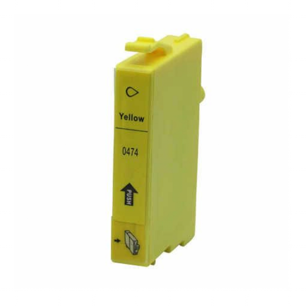 Касета с мастило EPSON STYLUS C 63 / C83 - CX 6300 - Yellow - T 0474 - G&Gна ниска цена с бърза доставка - BestPC.BG