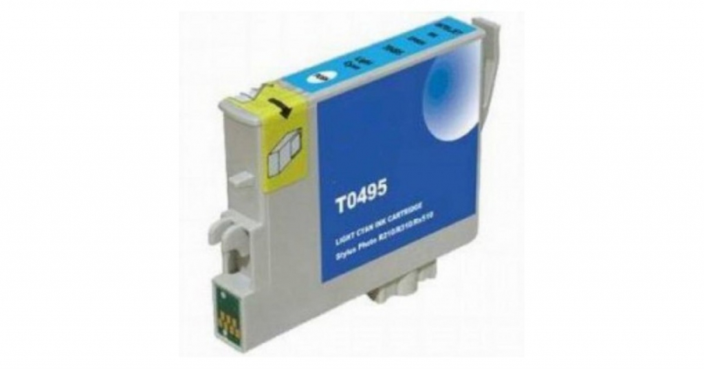 Касета с мастило EPSON STYLUS PHOTO R 310 / RX 510 - Light cyan T0495 - G&Gна ниска цена с бърза доставка - BestPC.BG
