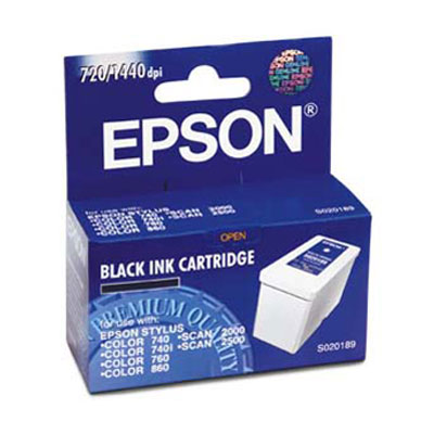 Касета с мастило EPSON STYLUS 740/760 / 800/850/860/1160/1520/ SCAN 2000 / 2500 - Black - Tна ниска цена с бърза доставка - BestPC.BG