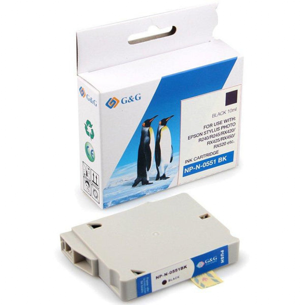 Касета с мастило EPSON STYLUS PHOTO RX 420 / RX425 - Black - T0551на ниска цена с бърза доставка - BestPC.BG