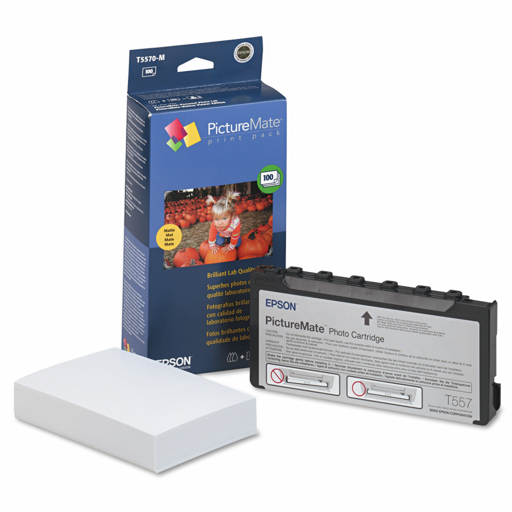 Касета с мастило EPSON PictureMate™ Print Pack T5570 - Bk / C/M / Y/Red / Blue - T557на ниска цена с бърза доставка - BestPC.BG