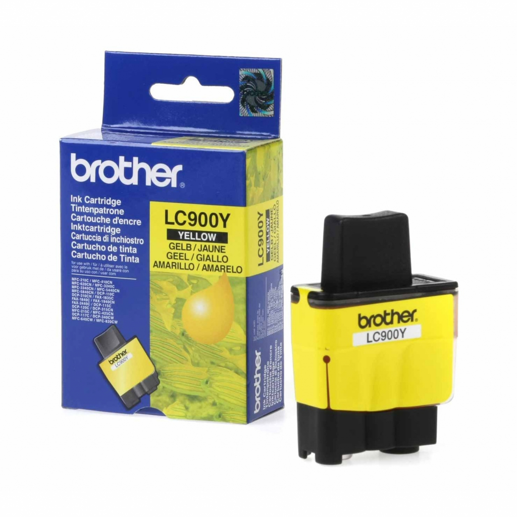 Касета с мастило Глава за Brother MFC 210C / 410CN / 620CN / 3240CN Series, Yellow, LC900Yна ниска цена с бърза доставка - BestPC.BG