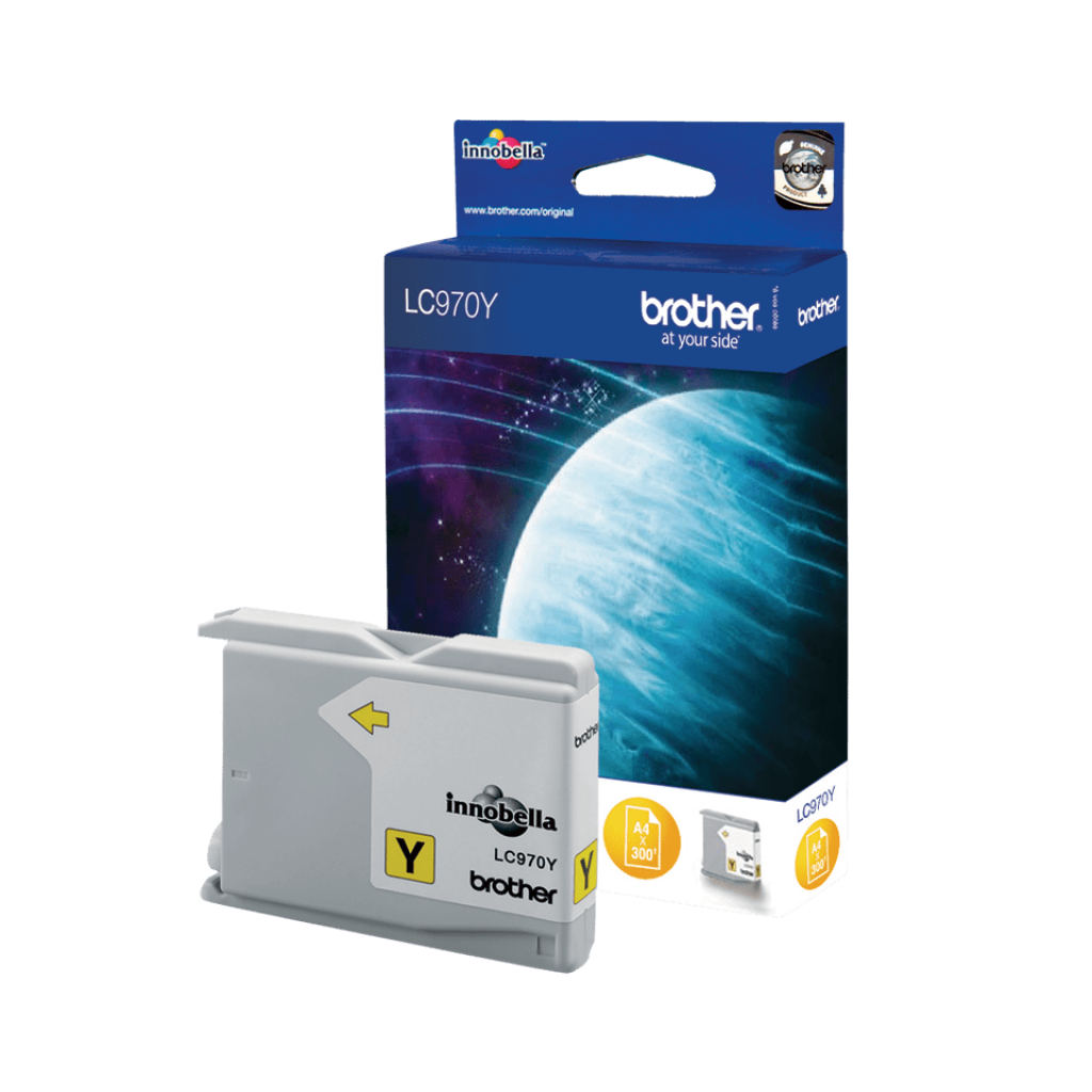 Касета с мастило Глава за Brother MFC 235C / MFC260C / DCP 135C / DCP 135C Series, Yellow, LC970Yна ниска цена с бърза доставка - BestPC.BG