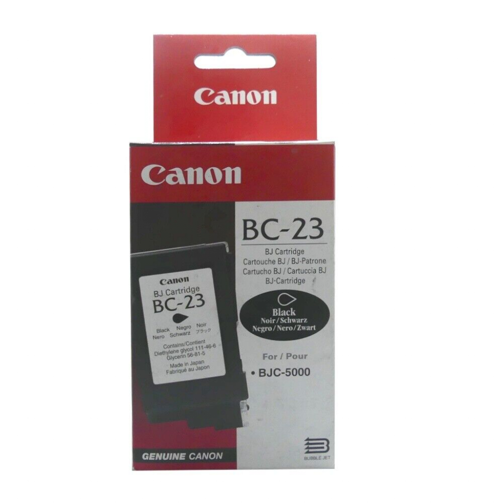 Касета с мастило CANON BJC-5000 - Black BC-23на ниска цена с бърза доставка