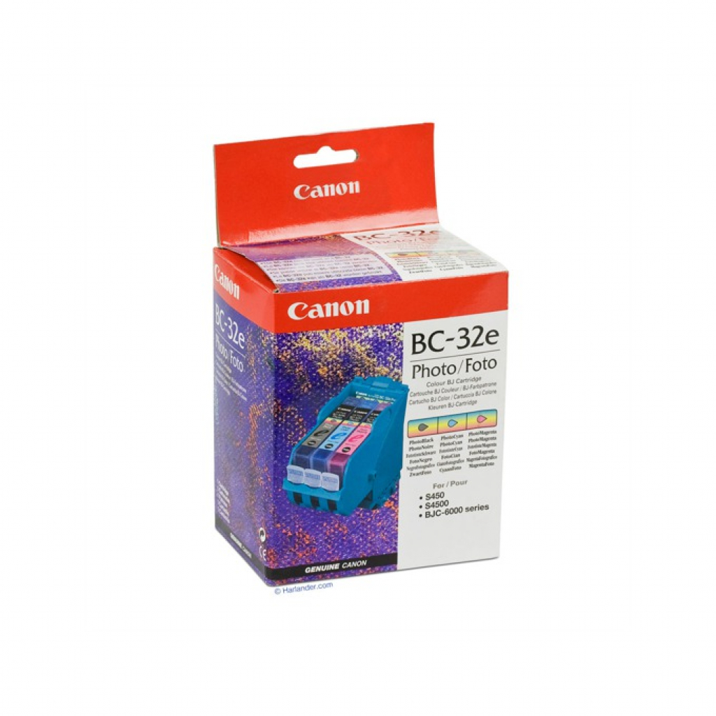 Касета с мастило CANON S450 / 4500 / BJC-6000 series - Photo BC-32eна ниска цена с бърза доставка - BestPC.BG
