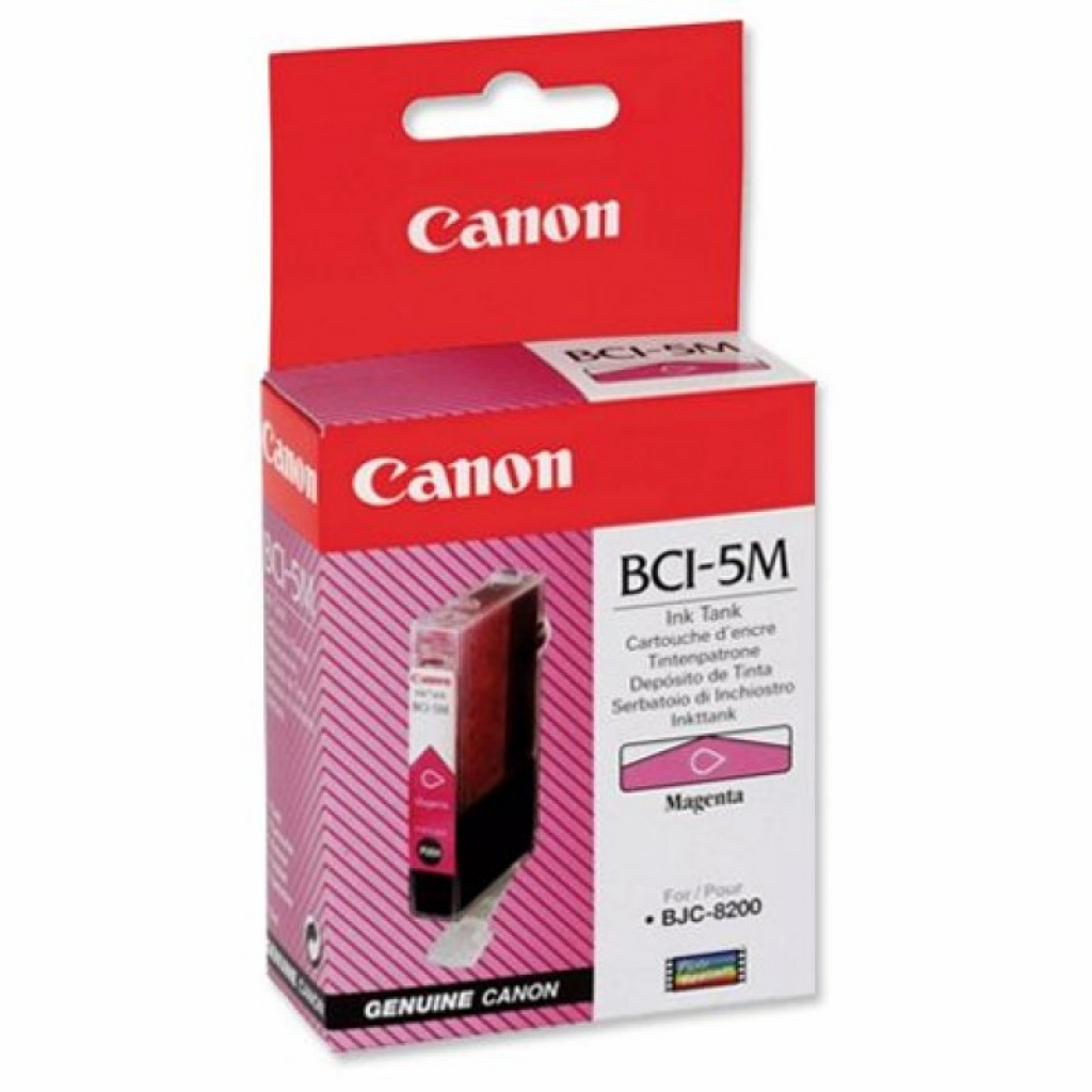 Касета с мастило CANON BJC-8200 - Magenta BCI-5Mна ниска цена с бърза доставка - BestPC.BG