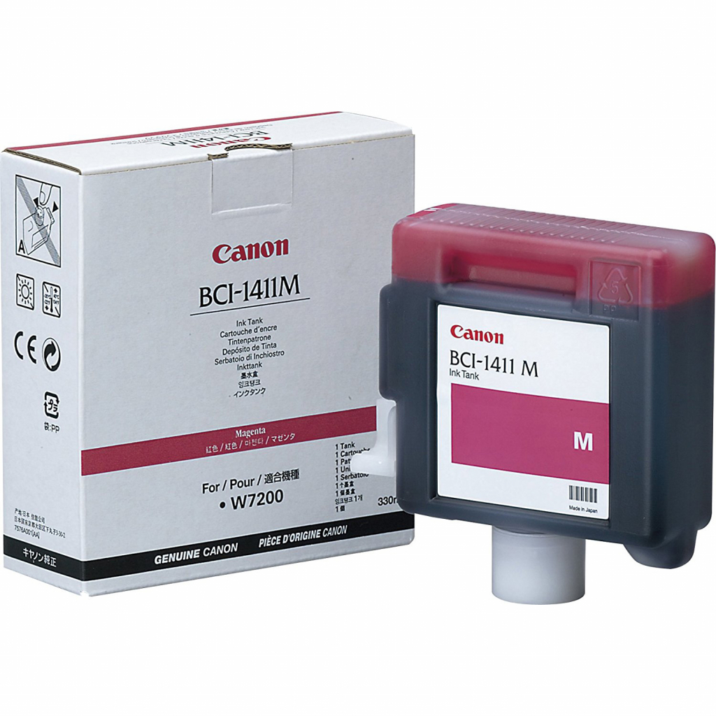 Касета с мастило CANON W7200/W8200/W8400 - Magenta ink tank - BCI-1411Mна ниска цена с бърза доставка - BestPC.BG