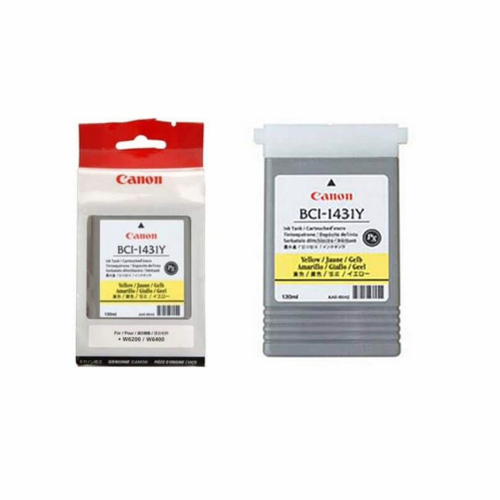 Касета с мастило CANON W6200 / W6400 - Yellow pigment ink tank - BCI-1431 Yellowна ниска цена с бърза доставка - BestPC.BG