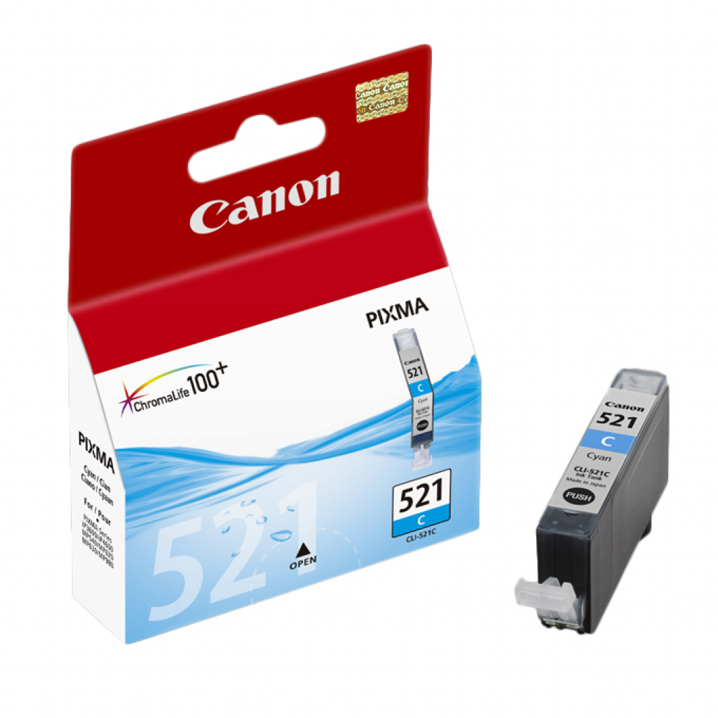 Касета с мастило Глава за Canon Pixma iP 3600 / 4600 / MP540 / MP620 Series, Cyan, 2934B001на ниска цена с бърза доставка - BestPC.BG