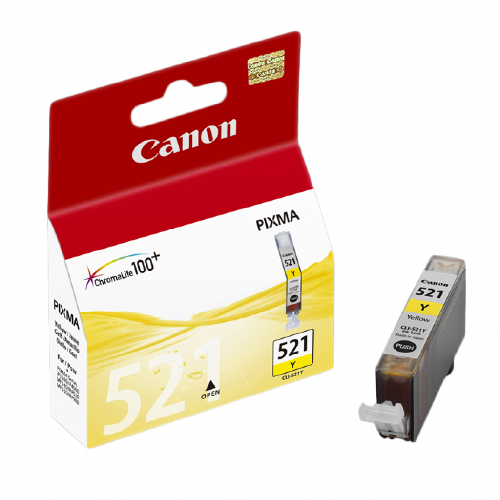 Касета с мастило Глава за Canon Pixma iP 3600 / 4600 / MP540 / MP620 Series, Yellow, 2936B001на ниска цена с бърза доставка - BestPC.BG