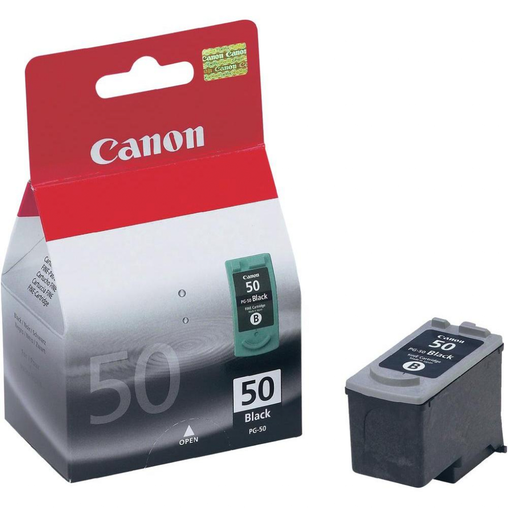 Касета с мастило CANON PIXMA iP 2200/ MP 150 / 170 / 450 - Black ink cartridge - PG-50на ниска цена с бърза доставка - BestPC.BG