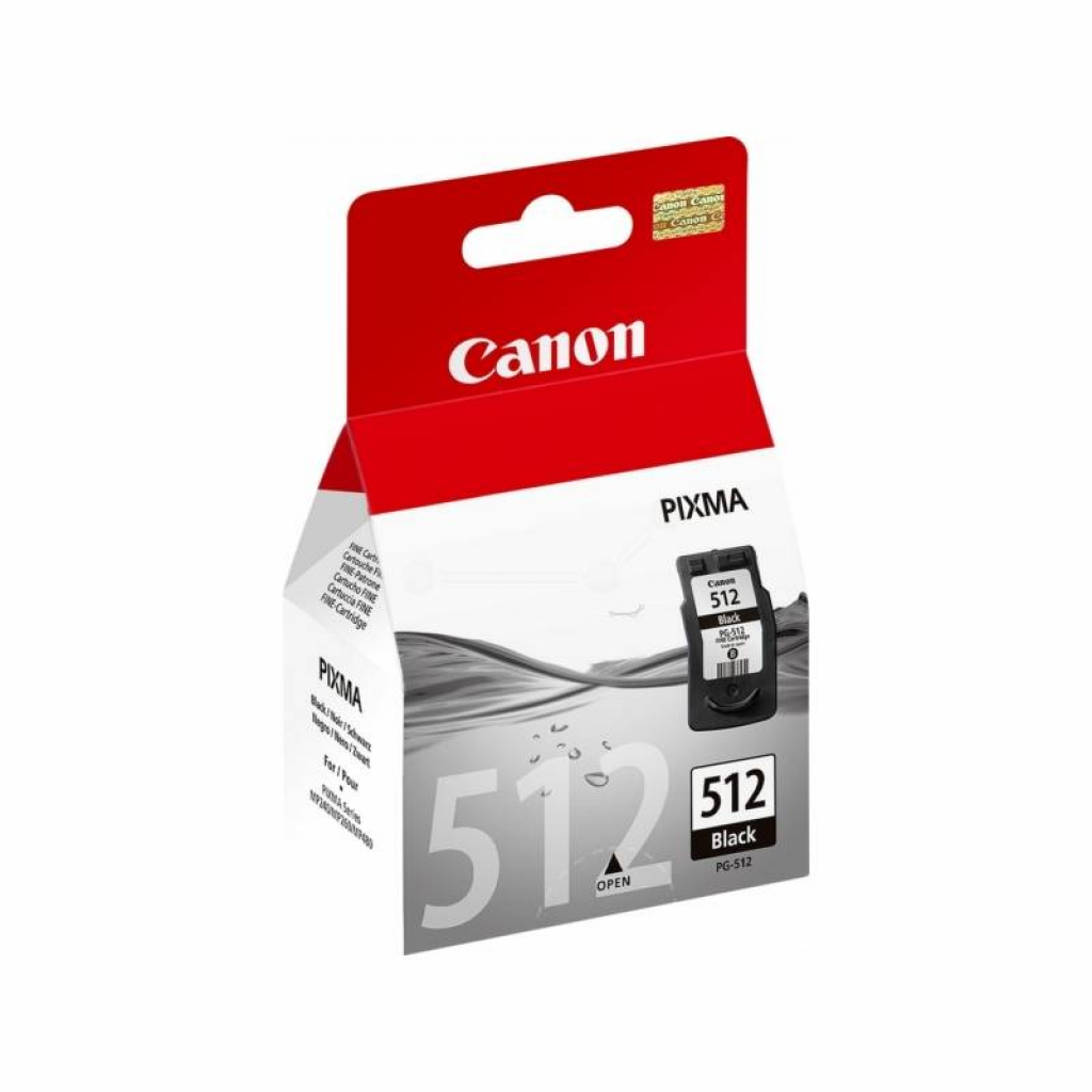 Касета с мастило CANON PIXMA MP240/ MP260/ MP480 - Black ink cartridge - PG-512на ниска цена с бърза доставка - BestPC.BG