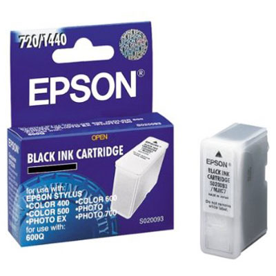 Касета с мастило Глава за Epson Stylus 400 / 500 / 600 Series, Black, S020093на ниска цена с бърза доставка - BestPC.BG