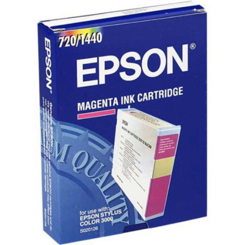 Касета с мастило EPSON STYLUS COLOR 3000/ Pro 5000 - Magenta P№S020126 - Aна ниска цена с бърза доставка - BestPC.BG