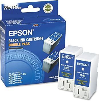 Касета с мастило EPSON STYLUS COLOR 900 / N - Black twin pack P№T003012на ниска цена с бърза доставка - BestPC.BG