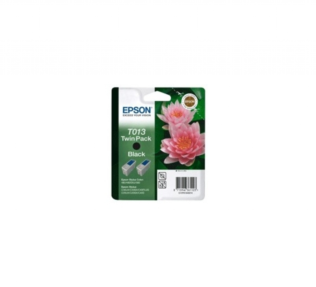 Касета с мастило EPSON STYLUS COLOR 480 / 580 - Black twin pack P№T013402 - Aна ниска цена с бърза доставка - BestPC.BG