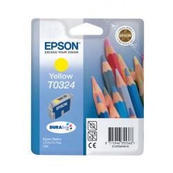 Касета с мастило Глава за Epson Stylus C 70 / C80 Series, Yellow, T 0324на ниска цена с бърза доставка - BestPC.BG