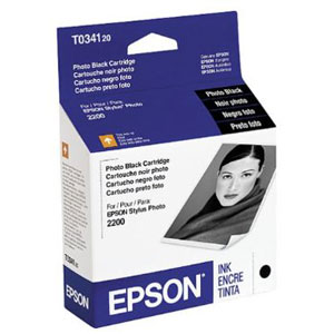 Касета с мастило EPSON STYLUS PHOTO 2200 Black P№T 034120 - Aна ниска цена с бърза доставка - BestPC.BG