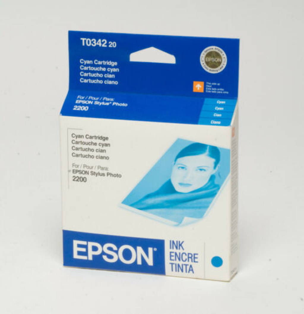 Касета с мастило EPSON STYLUS PHOTO 2200 Cyan P№T-034220 - Aна ниска цена с бърза доставка - BestPC.BG