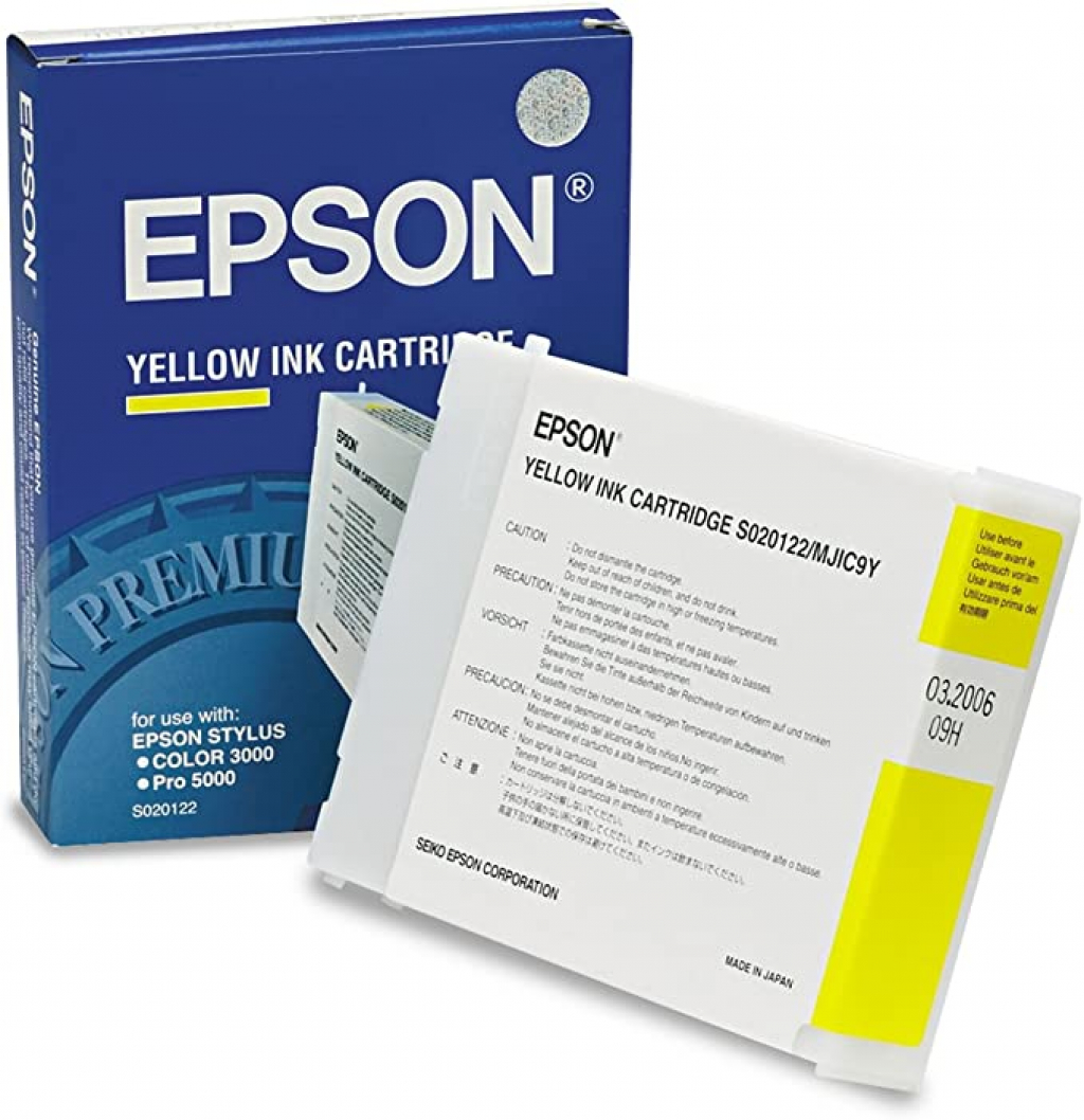 Касета с мастило EPSON STYLUS PRO9000 Yellow P№T-408011на ниска цена с бърза доставка - BestPC.BG