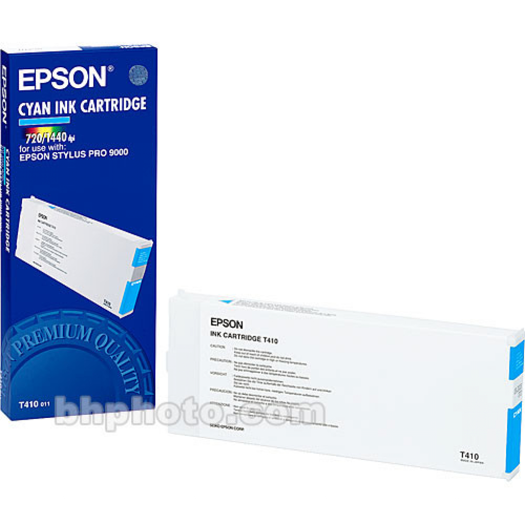 Касета с мастило EPSON STYLUS PRO9000 - Cyan P№T-410011на ниска цена с бърза доставка - BestPC.BG